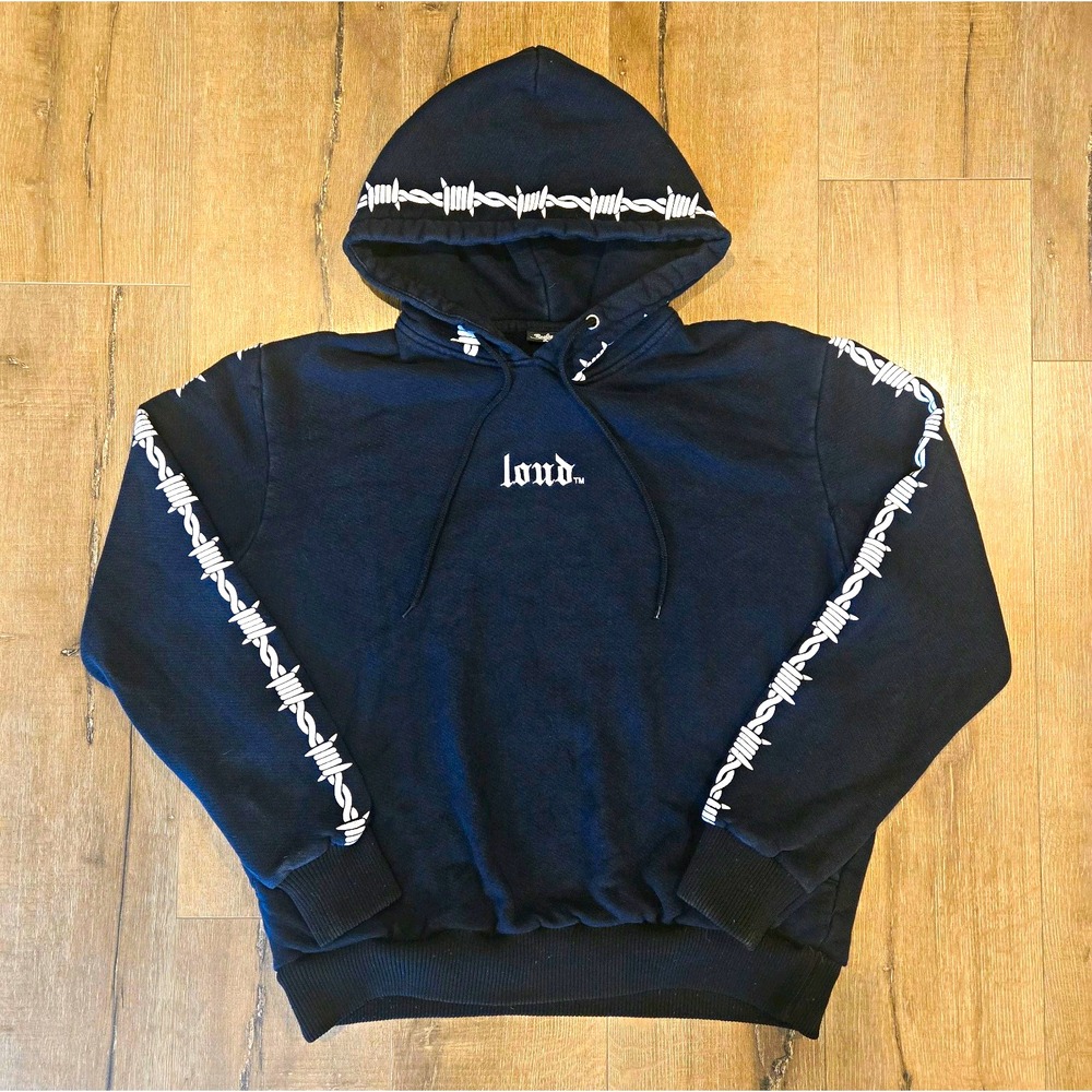 RARE Rolling Loud Limited Release Barbed Wire Terry Hoodie Heavyweight Size M